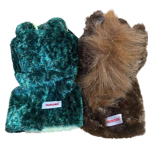 Aurora Lot Of Two Puppets Frog & Horse - Picture 2 of 7